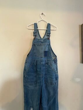 OshKosh B'gosh Light and Medium Blue Denim Overalls